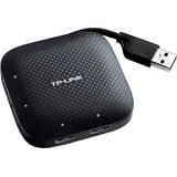 TP-Link UH400 hub di interfaccia USB 3.2 Gen 1 (3.1 Gen 1) Type-A 5000 Mbit/s Nero, Hub USB USB 3.2 Gen 1 (3.1 Gen 1) Type-A, USB 3.2 Gen 1 (3.1 Gen 1) Type-A, 5000 Mbit/s, Nero, 71 mm, 71 mm