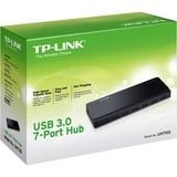 TP-Link UH700 hub di interfaccia USB 3.2 Gen 1 (3.1 Gen 1) Micro-B 5000 Mbit/s Nero, Hub USB Nero, USB 3.2 Gen 1 (3.1 Gen 1) Micro-B, USB 3.2 Gen 1 (3.1 Gen 1) Type-A, 5000 Mbit/s, Nero, 1 m, USB