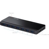 TP-Link UH720 hub di interfaccia USB 3.2 Gen 1 (3.1 Gen 1) Micro-B 5000 Mbit/s Nero, Hub USB Nero, USB 3.2 Gen 1 (3.1 Gen 1) Micro-B, USB 3.2 Gen 1 (3.1 Gen 1) Type-A, 5000 Mbit/s, Nero, 1 m, USB