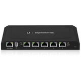 Ubiquiti EdgeSwitch 5XP Gestito Gigabit Ethernet (10/100/1000) Supporto Power over Ethernet (PoE) Nero Nero, Gestito, Gigabit Ethernet (10/100/1000), Supporto Power over Ethernet (PoE), Montabile a parete