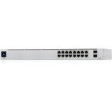 Ubiquiti UniFi 16-Port PoE Gestito L2/L3 Gigabit Ethernet (10/100/1000) Supporto Power over Ethernet (PoE) 1U Argento, Interruttore grigio, Gestito, L2/L3, Gigabit Ethernet (10/100/1000), Supporto Power over Ethernet (PoE), Montaggio rack, 1U