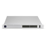 Ubiquiti UniFi Pro 24-Port PoE Gestito L2/L3 Gigabit Ethernet (10/100/1000) Supporto Power over Ethernet (PoE) 1U Argento grigio, Gestito, L2/L3, Gigabit Ethernet (10/100/1000), Supporto Power over Ethernet (PoE), Montaggio rack, 1U