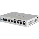Ubiquiti UniFi US-8-60W Gestito L2 Gigabit Ethernet (10/100/1000) Supporto Power over Ethernet (PoE) Grigio Gestito, L2, Gigabit Ethernet (10/100/1000), Supporto Power over Ethernet (PoE), Montabile a parete