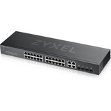 Zyxel GS1920-24V2 Gestito Gigabit Ethernet (10/100/1000) Nero, Interruttore Nero, Gestito, Gigabit Ethernet (10/100/1000), Montaggio rack