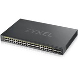 Zyxel GS1920-48HPV2 Gestito Gigabit Ethernet (10/100/1000) Supporto Power over Ethernet (PoE) Nero Nero, Gestito, Gigabit Ethernet (10/100/1000), Supporto Power over Ethernet (PoE)