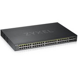 Zyxel GS1920-48HPV2 Gestito Gigabit Ethernet (10/100/1000) Supporto Power over Ethernet (PoE) Nero, Interruttore Nero, Gestito, Gigabit Ethernet (10/100/1000), Supporto Power over Ethernet (PoE)