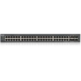 Zyxel GS1920-48V2 Gestito Gigabit Ethernet (10/100/1000) Nero Nero, Gestito, Gigabit Ethernet (10/100/1000), Montaggio rack