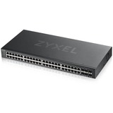 Zyxel GS1920-48V2 Gestito Gigabit Ethernet (10/100/1000) Nero, Interruttore Nero, Gestito, Gigabit Ethernet (10/100/1000), Montaggio rack