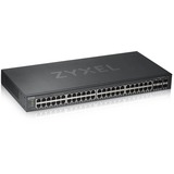 Zyxel GS1920-48V2 Gestito Gigabit Ethernet (10/100/1000) Nero, Interruttore Nero, Gestito, Gigabit Ethernet (10/100/1000), Montaggio rack