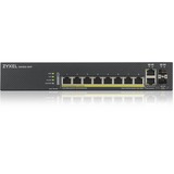 Zyxel GS1920-8HPV2 Gestito Gigabit Ethernet (10/100/1000) Supporto Power over Ethernet (PoE) Nero Nero, Gestito, Gigabit Ethernet (10/100/1000), Supporto Power over Ethernet (PoE), Montabile a parete