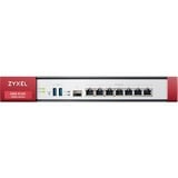 Zyxel USG Flex 500 firewall (hardware) 1U 2300 Mbit/s 2300 Mbit/s, 810 Mbit/s, 82,23 BTU/h, 41,5 dB, 529688 h, DCC, CE, C-Tick, LVD