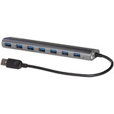 i-tec Metal U3HUB778 hub di interfaccia USB 3.2 Gen 1 (3.1 Gen 1) Type-A 5000 Mbit/s Argento, Hub USB USB 3.2 Gen 1 (3.1 Gen 1) Type-A, USB 3.2 Gen 1 (3.1 Gen 1) Type-A, 5000 Mbit/s, Argento, Metallo, AC