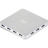 i-tec Metal U3HUBMETAL10 hub di interfaccia USB 3.2 Gen 1 (3.1 Gen 1) Type-A 5000 Mbit/s Argento, Hub USB USB 3.2 Gen 1 (3.1 Gen 1) Type-A, USB 3.2 Gen 1 (3.1 Gen 1) Type-A, 5000 Mbit/s, Argento, Alluminio, 100 - 240 V