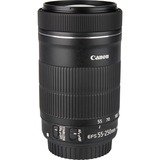 Canon 8546B001 obiettivo per fotocamera SLR Teleobiettivo zoom Nero, Lente Nero, Teleobiettivo zoom, 15/12, 55 - 250 mm, Stabilizzatore immagine, Canon EF-S