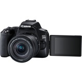 Canon EOS 250D + EF-S 18-55mm f/3.5-5.6 III Kit fotocamere SLR 24,1 MP CMOS 6000 x 4000 Pixel Nero, Fotocamera digitale Nero, 24,1 MP, 6000 x 4000 Pixel, CMOS, 4K Ultra HD, Touch screen, Nero
