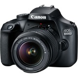 Canon EOS 4000D + EF-S 18-55mm III Kit fotocamere SLR 18 MP 5184 x 3456 Pixel Nero, Fotocamera digitale Nero, 18 MP, 5184 x 3456 Pixel, Full HD, 436 g, Nero