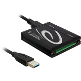 DeLOCK 91686 lettore di schede USB 3.2 Gen 1 (3.1 Gen 1) Nero Nero, CF, Nero, Windows XP/Vista/7, Linux, USB 3.2 Gen 1 (3.1 Gen 1)