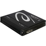 DeLOCK 91686 lettore di schede USB 3.2 Gen 1 (3.1 Gen 1) Nero Nero, CF, Nero, Windows XP/Vista/7, Linux, USB 3.2 Gen 1 (3.1 Gen 1)