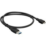 DeLOCK 91686 lettore di schede USB 3.2 Gen 1 (3.1 Gen 1) Nero Nero, CF, Nero, Windows XP/Vista/7, Linux, USB 3.2 Gen 1 (3.1 Gen 1)