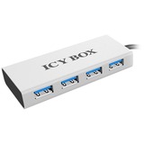 ICY BOX IB-AC6104 5000 Mbit/s Alluminio, Argento argento/Nero, USB 3.2 Gen 1 (3.1 Gen 1) Type-A, 5000 Mbit/s, Alluminio, Argento, Alluminio, Potenza, 90 mm