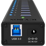 ICY BOX IB-AC6110 USB 3.2 Gen 1 (3.1 Gen 1) Type-B 5000 Mbit/s Nero Nero, USB 3.2 Gen 1 (3.1 Gen 1) Type-B, USB 3.2 Gen 1 (3.1 Gen 1) Type-A, 5000 Mbit/s, Nero, Alluminio, Cina