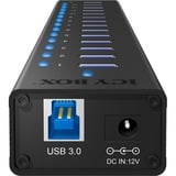 ICY BOX IB-AC6113 USB 3.2 Gen 1 (3.1 Gen 1) Type-B 5000 Mbit/s Nero Nero, USB 3.2 Gen 1 (3.1 Gen 1) Type-B, USB 3.2 Gen 1 (3.1 Gen 1) Type-A, 5000 Mbit/s, Nero, Alluminio, Cina