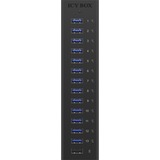 ICY BOX IB-AC6113 USB 3.2 Gen 1 (3.1 Gen 1) Type-B 5000 Mbit/s Nero Nero, USB 3.2 Gen 1 (3.1 Gen 1) Type-B, USB 3.2 Gen 1 (3.1 Gen 1) Type-A, 5000 Mbit/s, Nero, Alluminio, Cina