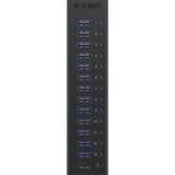 ICY BOX IB-AC6113 USB 3.2 Gen 1 (3.1 Gen 1) Type-B 5000 Mbit/s Nero, Hub USB Nero, USB 3.2 Gen 1 (3.1 Gen 1) Type-B, USB 3.2 Gen 1 (3.1 Gen 1) Type-A, 5000 Mbit/s, Nero, Alluminio, Cina