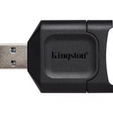 Kingston MobileLite Plus lettore di schede USB 3.2 Gen 1 (3.1 Gen 1) Type-A Nero Nero, SD, Nero, Windows 10, Windows 8.1, Windows 8, Mac OS X v. 10.10.x+, Linux v.2.6.x+, Chrome OS, USB 3.2 Gen 1 (3.1 Gen 1) Type-A, 0 - 60 °C, -20 - 70 °C