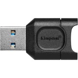 Kingston MobileLite Plus lettore di schede USB 3.2 Gen 1 (3.1 Gen 1) Type-A Nero Nero, MicroSD (TransFlash), Nero, Windows 10, Windows 8.1, Windows 8, Mac OS X v. 10.10.x+, Linux v.2.6.x+, Chrome OS, USB 3.2 Gen 1 (3.1 Gen 1) Type-A, 0 - 60 °C, -20 - 70 °C