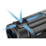 Sony FDR-AX53 Videocamera palmare 8,29 MP CMOS 4K Ultra HD Nero Nero, 8,29 MP, CMOS, 25,4 / 2,5 mm (1 / 2.5"), 4K Ultra HD, 7,62 cm (3"), LCD
