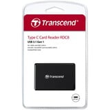 Transcend RDF8 lettore di schede Micro-USB Nero Nero, CF, MicroSDHC, MicroSDXC, SD, SDHC, SDXC, Nero, Microsoft Windows 7 Microsoft Windows 8 Microsoft Windows 10 Mac OS X 10.2.8 or later Linux Kernel..., CE/FCC/BSMI/KC/RCM/EAC, Micro-USB, USB