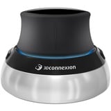 3DConnexion SpaceMouse Compact argento, Nero, Grigio, 480 g