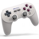 8BitDo SN30 Pro+ Grigio, Bianco Bluetooth Gamepad grigio, Gamepad, Con cavo e senza cavo, Bluetooth, USB tipo-C, Grigio, Bianco, Cavo/Batteria