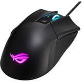 ASUS ROG Gladius II Core mouse Mano destra USB tipo A Ottico 6200 DPI Nero, Mano destra, Ottico, USB tipo A, 6200 DPI, Nero