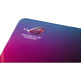 ASUS ROG Strix Edge Tappetino per mouse per gioco da computer Multicolore Multicolore, Fantasia, Gomma, Barra appoggiaferro antiscivolo, Tappetino per mouse per gioco da computer