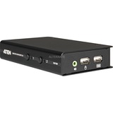 ATEN CS72D Nero switch per keyboard-video-mouse (kvm) Nero, USB, USB, DVI-D, 1,2 m, 1920 x 1200 Pixel, Nero