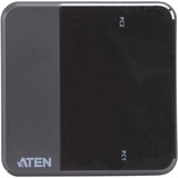 ATEN Switch KVM USB DisplayPort/audio a 2 porte (supporto 4K e cavi inclusi) 4096 x 2160 Pixel, 4K Ultra HD, 2,18 W, Nero