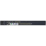 ATEN Switch KVM over IP Multi-Interface Cat 5 a 8 porte per 1 accesso condiviso locale/remoto Nero, 1920 x 1200 Pixel, Collegamento ethernet LAN, WUXGA, 8,7 W, Nero