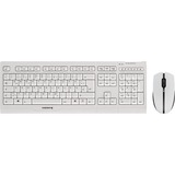 CHERRY B.UNLIMITED 3.0 tastiera Mouse incluso RF Wireless Tedesco Grigio bianco, Full-size (100%), Wireless, RF Wireless, Interruttore a chiave meccanica, Grigio, Mouse incluso