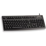 CHERRY G83-6104 tastiera USB QWERTY Inglese US Nero Nero, Full-size (100%), Cablato, USB, QWERTY, Nero