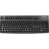 CHERRY G83-6105 tastiera Universale USB QWERTZ Tedesco Nero Nero, Full-size (100%), Cablato, USB, QWERTZ, Nero