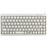 CHERRY G84-4100 tastiera USB QWERTY Inglese US Grigio bianco, Mini, Cablato, USB, QWERTY, Grigio