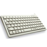 CHERRY G84-4100 tastiera USB QWERTY Inglese US Grigio bianco, Mini, Cablato, USB, QWERTY, Grigio