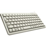 CHERRY G84-4100 tastiera Universale USB QWERTY Inglese US Grigio bianco, Mini, Cablato, USB, QWERTY, Grigio
