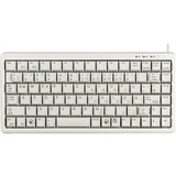 CHERRY G84-4100 tastiera Universale USB QWERTY Inglese US Grigio bianco, Mini, Cablato, USB, QWERTY, Grigio
