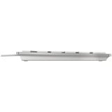 CHERRY KC 6000 SLIM tastiera Universale USB QWERTZ Tedesco Argento argento, Full-size (100%), Cablato, USB, QWERTZ, Argento