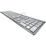 CHERRY KC 6000 Slim tastiera USB QWERTY Inglese UK Argento argento, Full-size (100%), Cablato, USB, QWERTY, Argento