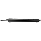 CHERRY KC 6000 Slim tastiera Universale USB AZERTY Francese Nero Nero, Full-size (100%), Cablato, USB, AZERTY, Nero