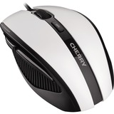 CHERRY MC 3000 mouse Mano destra USB tipo A Ottico 1000 DPI bianco/Nero, Mano destra, Ottico, USB tipo A, 1000 DPI, Grigio, Bianco
